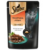 Sheba Корм консервированный полнорационный для кошек (телятина, язык в соусе), 0,075кг