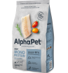 AlphaPet MONOPROTEIN сухой корм для собак мелких пород белая рыба 3кг