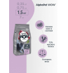 AlphaPet WOW сухой корм для взрослых домашних кошек,с уткой и потрошками, 1,5кг