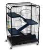 Triol C2-2 Клетка для мелких животных, черная, 640*435*925мм