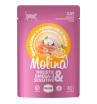 Molina влажный корм для кошек (цыплёнок и креветки в желе) 70гр