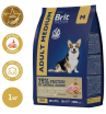 Brit Premium Корм сухой для собак средних пород (курица), 1кг