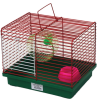 Клетка для джунгариков малая с колесом и миской