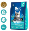 Brit Premium Корм сухой для кошек с чувствительным пищеварением (ягненок, индейка), 8кг