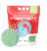 Наполнитель Комфикот комкующийся тофу 5л (2,3кг) Зеленый чай
