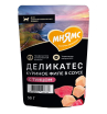 Мнямс Деликатес влажный корм для стерилизованных кошек соус (куриное филе, тунец) 50гр