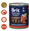 Brit Консерва для собак (говядина, печень), 850г