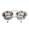 Triol Миска металлическая на подставке, 2*1,60л