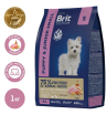 Brit Premium Корм сухой для щенков мелких пород (курица), 1кг