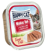 Happy Cat Geflügel & Rind Paté Мясной паштет из фермерской птицы и альпийской говядины для кошек, 100 гр