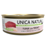 Корм Unica Natura д/кошек тунец с форелью 70г