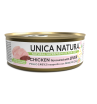 Корм Unica Natura д/кошек курица с печенью 70г