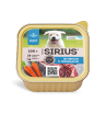 SIRIUS консервы для щенков (ягненок, овощи и рис) 100гр