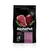 AlphaPet сухой корм  для взрослых кошек,с говядиной и печенью,1,5кг