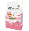 Unica Natura Корм сухой для кошек любого возраста (лосось, рис, яблоко), 350г