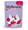 MyBestie влажный корм для кошек, соус (утка, потрошка) 80гр