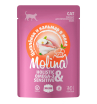 Molina влажный корм для кошек (цыплёнок и кальмар в желе) 70гр