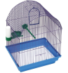 Клетка для птиц большая полукруглая, комплект