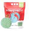 Наполнитель Комфикот комкующийся тофу 10л (4,7кг) Зеленый чай