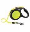 Flexi New CLASSIC NEON поводок-рулетка размер S до 15кг, лента 5м