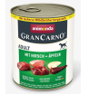 Gran Carno Adult консервы для собак с олениной и яблоком 400гр