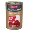 GranCarno Adult Single Protein Pure Beef консервы для собак с говядиной 400г