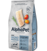 AlphaPet MONOPROTEIN сухой корм для средних и крупных пород белая рыба 12 кг
