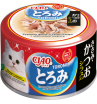 INABA ЧАО ТОРОМИ консерва для кошек куриное филе и тунец Кацуо с ширасу 80 гр