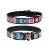 Collar Waudog Поводок для собак (рисунок этно, черный)