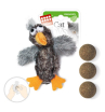 Gigwi Игрушка для кошек Утка со сменной кошачьей мятой 13см, серия REFILLABLE CATNIP