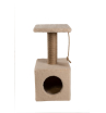 Cat-House Когтеточка для кошек (домик с полкой, джут), 65см