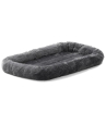 Лежанка MidWest Pet Bed для собак и кошек меховая, серая, 61х46 см