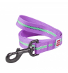 Поводок WAUDOG Nylon, светонакопительный, (ш. 15 мм, д. 122см), фиолетовый