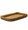 Лежанка MidWest Pet Bed для собак и кошек меховая, коричневая, 61х46 см