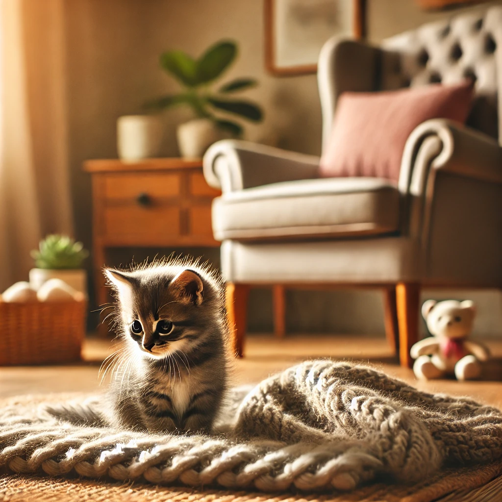 Адаптация котенка в новом доме