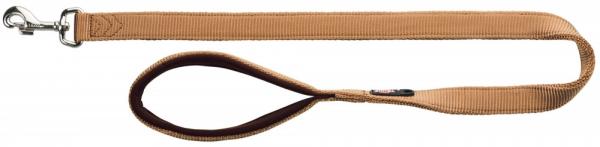 Поводок "TRIXIE" для собак "Premium Leash", нейлон (M–L), 1м/20мм, карамель 