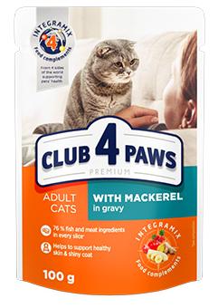 Club 4 прес. 100г д/к с макрелью в соусе