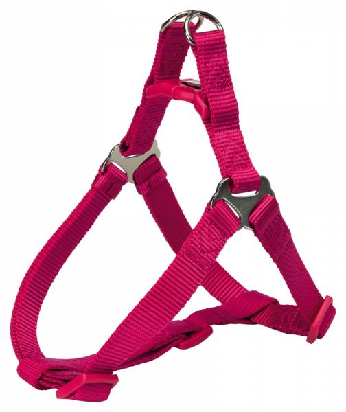 Шлея "TRIXIE" для собак "Premium One Touch harness", (L), 65-80см/25мм, фуксия