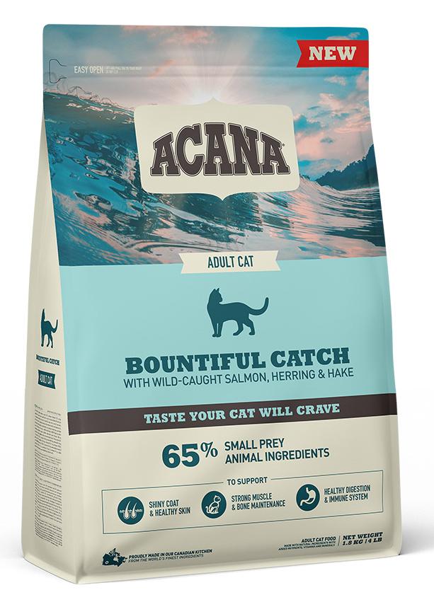 Acana Корм сухой низкозерновой для кошек всех пород (рыба), 1,8кг 