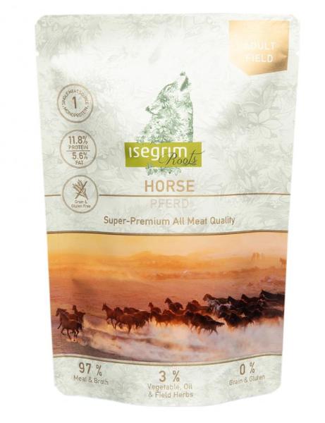 Isegrim Roots Корм консервированный для взрослых собак (конина), 410г 