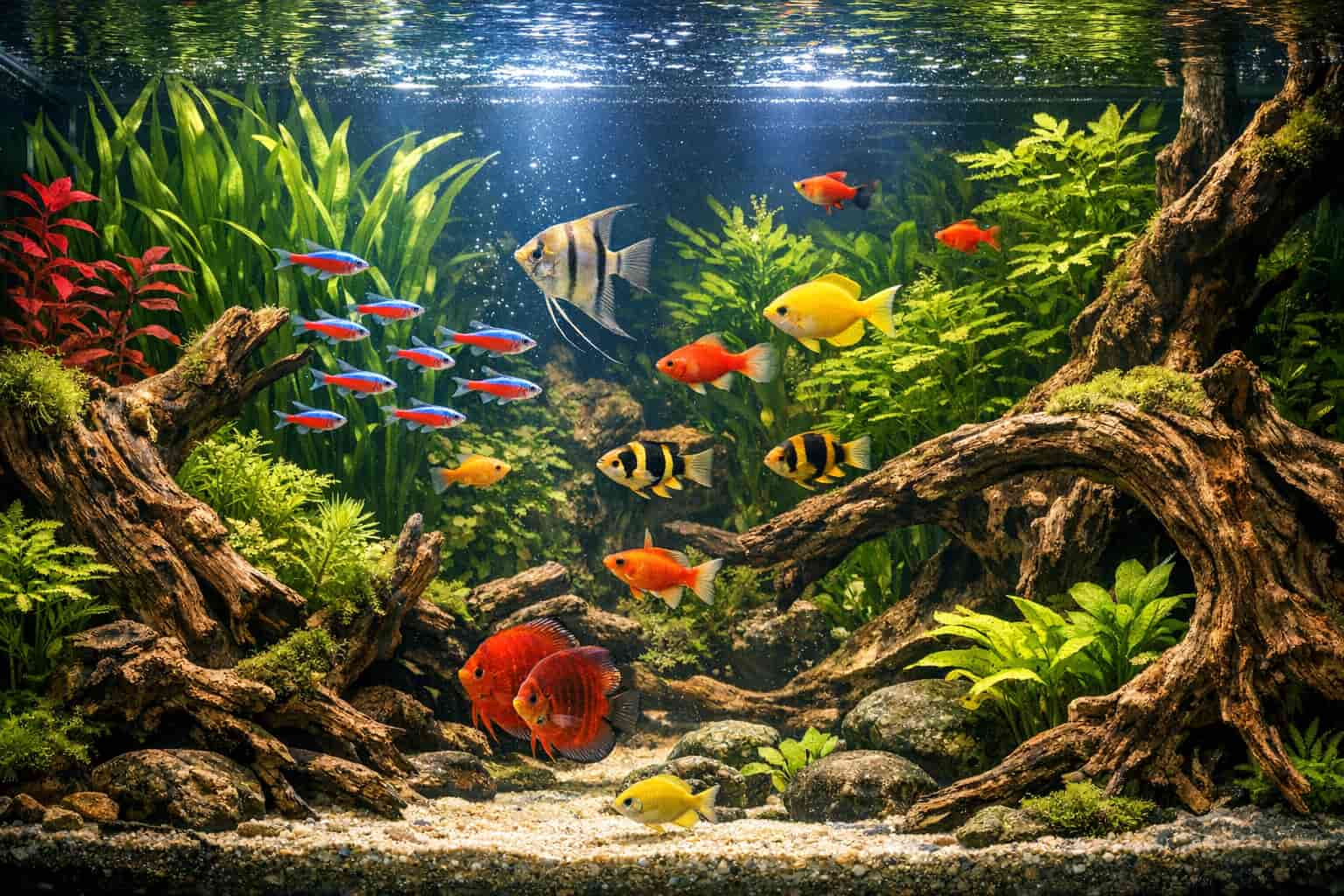 Как чистить аквариум в домашних условиях