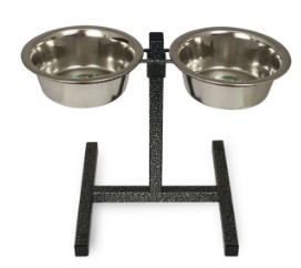 Комплект стойки с мисками 2*0,40л 