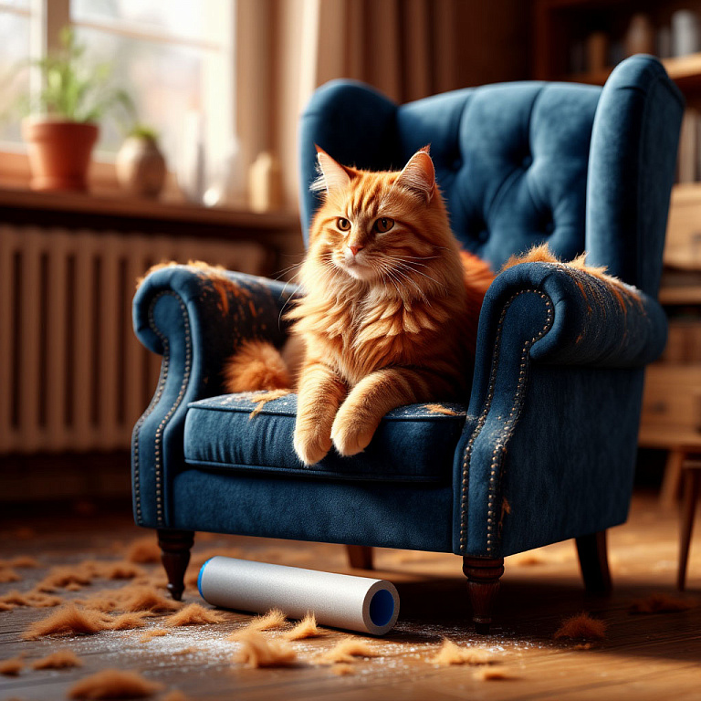 Почему кот сильно линяет