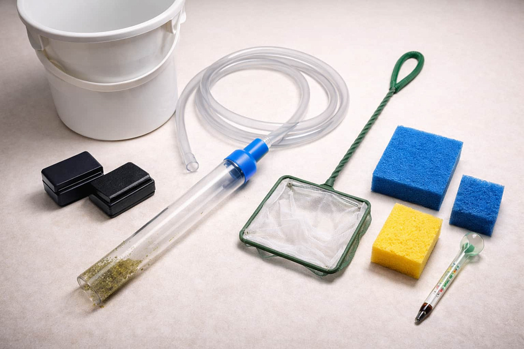 Приборы для чистки аквариума